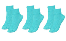 Load image into Gallery viewer, tittimitti®100% Organic Combed Cotton Luxury Women&#39;s Socks 3-Pack. Made in Italy.