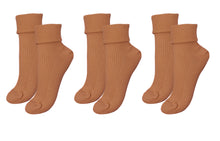 Load image into Gallery viewer, tittimitti®100% Organic Combed Cotton Luxury Women&#39;s Socks 3-Pack. Made in Italy.