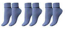 Load image into Gallery viewer, tittimitti®100% Organic Combed Cotton Luxury Women&#39;s Socks 3-Pack. Made in Italy.