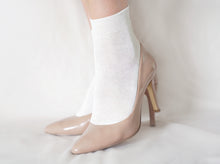 Load image into Gallery viewer, tittimitti 100% Organic Mercerized Cotton &quot;Filo di Scozia&quot; Women&#39;s Socks 1 Pair. Made in Italy