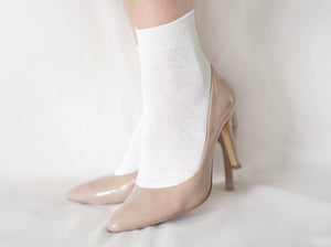 tittimitti 100% Organic Mercerized Cotton "Filo di Scozia" Women's Socks 1 Pair. Made in Italy