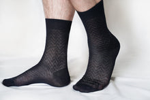 Load image into Gallery viewer, tittimitti® 100% Mercerized &quot;Filo di Scozia&quot; Cotton Men&#39;s Dress &amp; Trouser Socks. Made in Italy