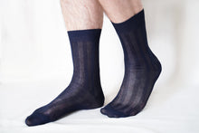 Load image into Gallery viewer, tittimitti® 100% Mercerized &quot;Filo di Scozia&quot; Cotton Men&#39;s Dress &amp; Trouser Socks. Made in Italy