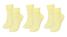 Load image into Gallery viewer, tittimitti®100% Organic Combed Cotton Luxury Women&#39;s Socks 3-Pack. Made in Italy.