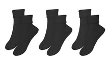 Load image into Gallery viewer, tittimitti®100% Organic Combed Cotton Luxury Women&#39;s Socks 3-Pack. Made in Italy.