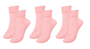tittimitti®100% Organic Combed Cotton Luxury Women's Socks 3-Pack. Made in Italy.