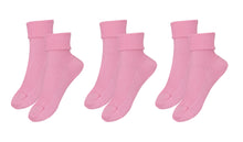Load image into Gallery viewer, tittimitti®100% Organic Combed Cotton Luxury Women&#39;s Socks 3-Pack. Made in Italy.