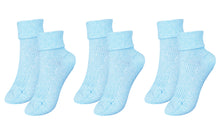 Load image into Gallery viewer, tittimitti®100% Organic Combed Cotton Luxury Women&#39;s Socks 3-Pack. Made in Italy.