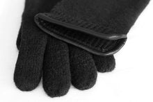 Load image into Gallery viewer, tittimitti® 100% Virgin Wool Unisex Gloves with Genuine Leather Trim. OEKO-TEX Standard 100