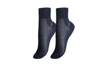 Load image into Gallery viewer, tittimitti® 100% Mercerized Cotton &quot;Filo di Scozia&quot; Women&#39;s Ankle Socks. 1 Pair. Made in Italy.