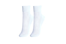 Load image into Gallery viewer, tittimitti® 100% Mercerized Cotton &quot;Filo di Scozia&quot; Women&#39;s Ankle Socks. 1 Pair. Made in Italy.
