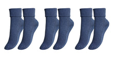Load image into Gallery viewer, tittimitti®100% Organic Combed Cotton Luxury Women&#39;s Socks 3-Pack. Made in Italy.