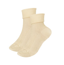 Load image into Gallery viewer, tittimitti® 100% Organic Combed Cotton Women&#39;s Socks. 1 Pair. Made in Italy.