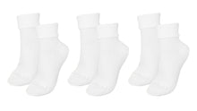 Load image into Gallery viewer, tittimitti®100% Organic Combed Cotton Luxury Women&#39;s Socks 3-Pack. Made in Italy.